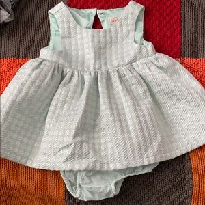 3-6m cat&jack mint dress